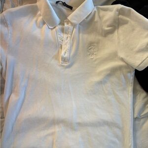 White Gucci Polo shirt Size Small.
